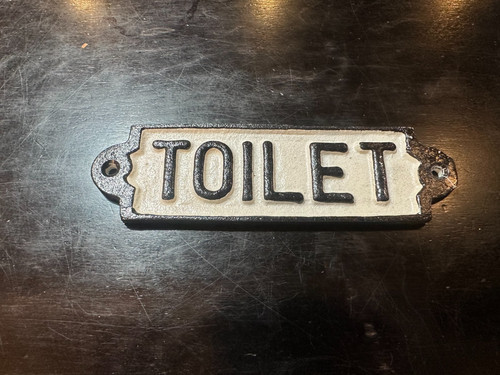 Vintage style cast - cast, toilet