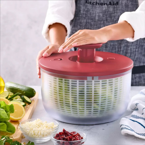 Large salad spinner - spinner, veg