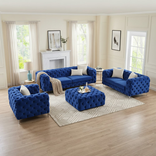 Monaco velvet chesterfield - monaco,