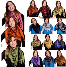 Palestinian 100% Cotton Shemagh Freedom Scarf Palestine Tactical Wrap Keffiyeh