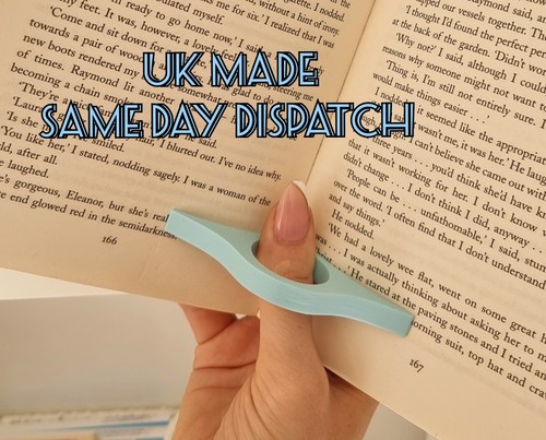 One hand book holder - book,