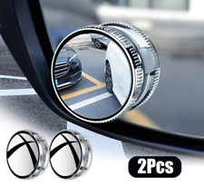 2pcs Blind Spot Mirror Convex 360° Wide Angle Suction Cup Adjustable Car Mirror