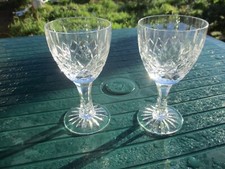 2 x STUART CRYSTAL SHAFTESBURY