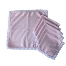 Pack Of 6 Floral Lace