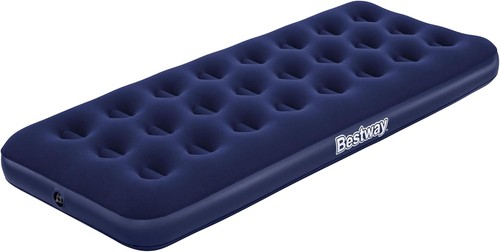 Bestway single flocked airbed - single,