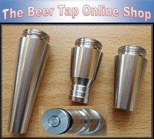 NukaTap & Intertap SS Stout Beer Spout Nozzle, Growler Filler, Ball Lock, Tap .