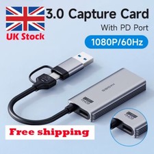 USB 3.0 Video Capture Card 100W HDMI to USB-C for Meta Quest 3 iPad Game Live St