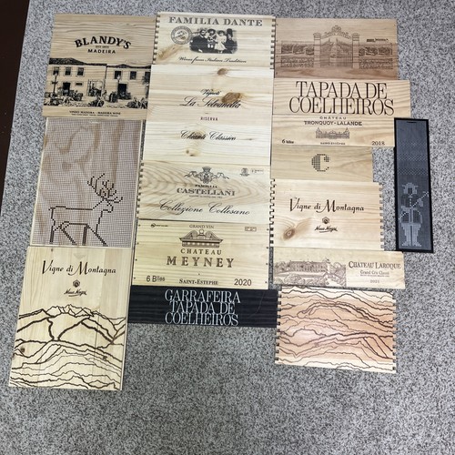 Lot wooden wine wood - lot,