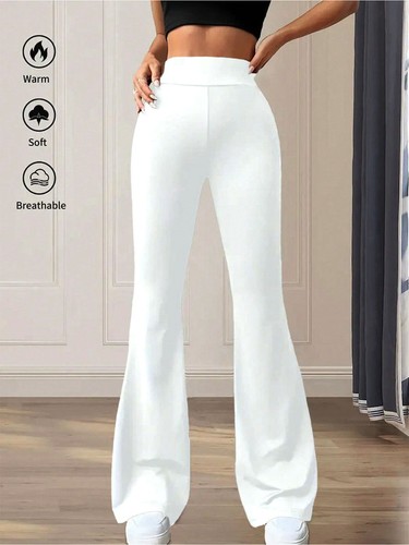 Women high waist yoga flare - high,