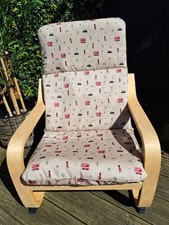 Ikea Poang Kids Chair Cover, slipcover, replacement cover, cushion, washable