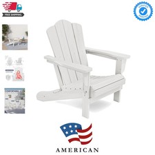 Folding Adirondack Chair, HDPE