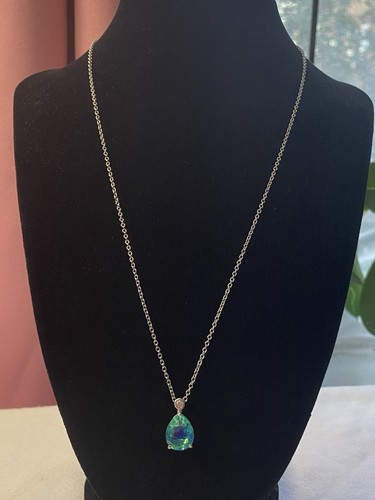 Silver colour iridescent blue - silver,