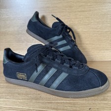 Adidas Mens Shoes Size 8 UK Trimm Star 2013 - Black Suede (42 EUR)