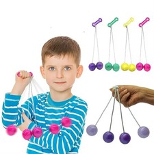 Random color clack balls with - random,