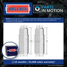 Steering Rack Boot fits BMW 316 E36, E46 1.6 93 to 06 Gaiter Bellow B&B Quality