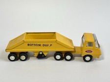 Vintage Tonka Bottom Dump Truck And Trailer Usa In Great Shape
