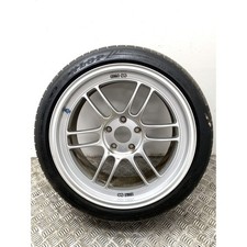 Nissan Silvia Enkei RPF1 alloy wheel & tyre S15 2002 Spec R 235 40 18 9j