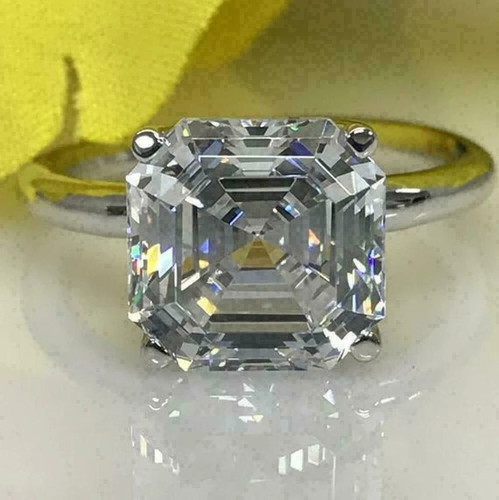 9ct asscher cut vvs1 lab - 4.9ct,