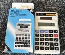 Sharp EL-240c Solar Calculator