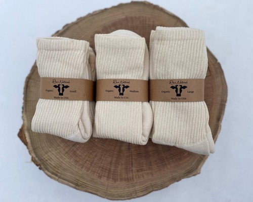 Organic cotton crew socks - crew, 3