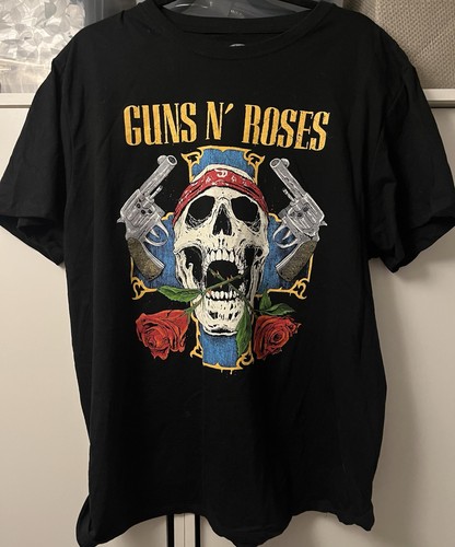 Mens black guns roses - guns,