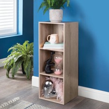 2/3/4 Tier Cube Unit Storage Cabinet Free-Standing Wooden Furniture Living Room
