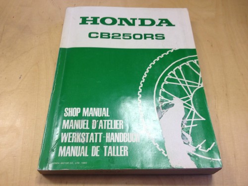 Workshop manual 250 - workshop,