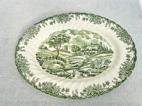 Vintage large green myott - large, 15"