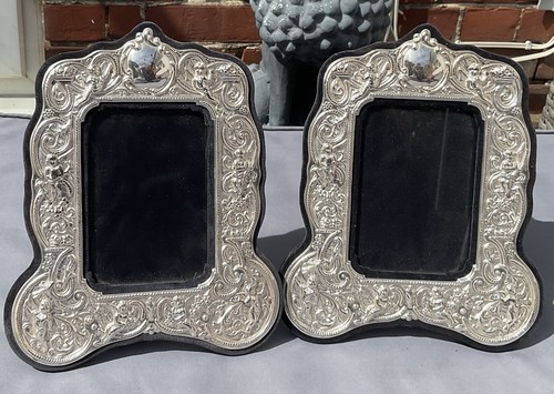 Pair vintage silver - of, plated