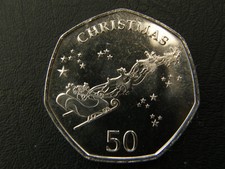 2013 GIBRALTAR  CHRISTMAS 50P