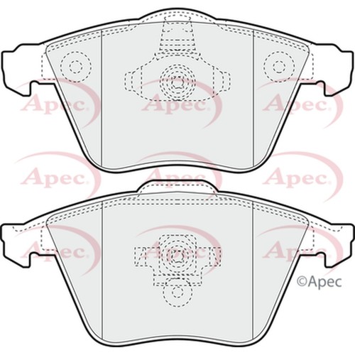 Brake pads set - set, v40