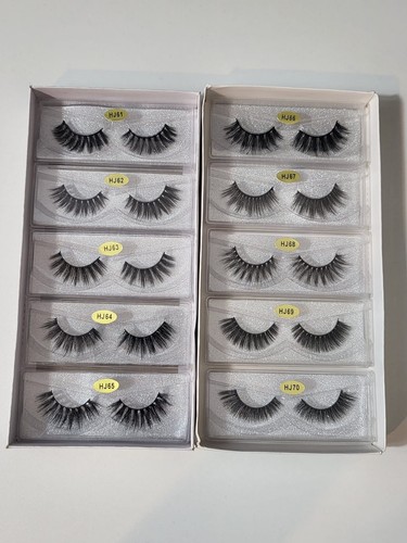 Set eyelashes different - of, 10