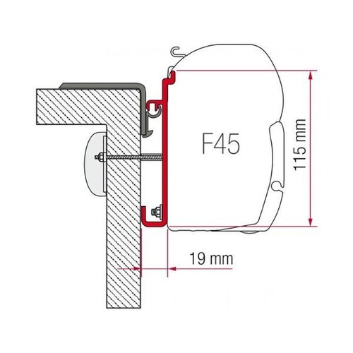 Fiamma adapter brackets fiat - adapter,