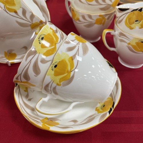 Vintage grafton china tea set - tea,