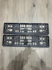 2X Mercedes Benz Black Number