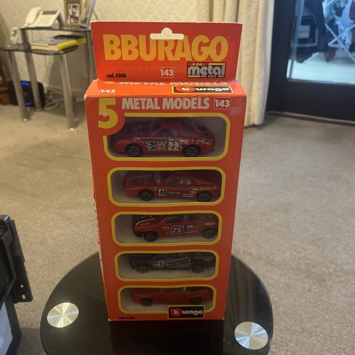 Classic bburago metal car - 5x,