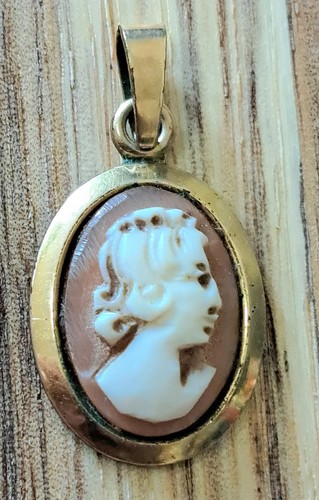 Vintage rolled gold pendant - ,