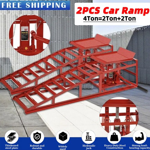 Ton hydraulic car ramps - ton,