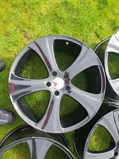 Vw group.  T5 . Alloy wheels black 5 stud 