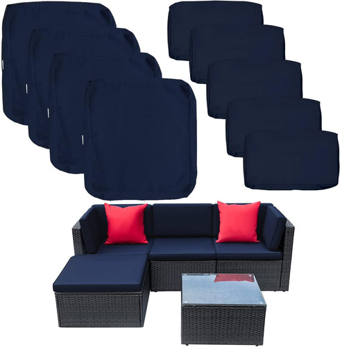 Navy pack patio cushion - patio,
