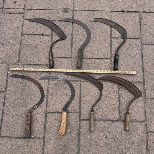 Lot vintage antique hand - of, 7