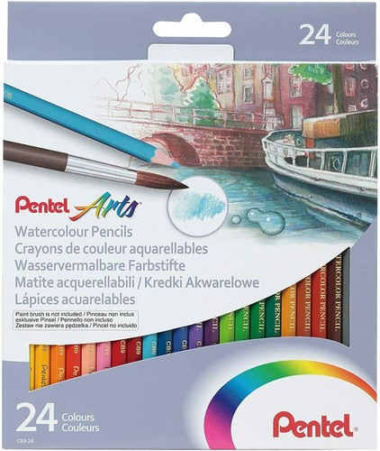 Pentel watercolour pencils - pentel,