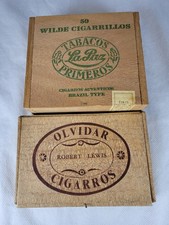 2 Cigar Boxes Wilde