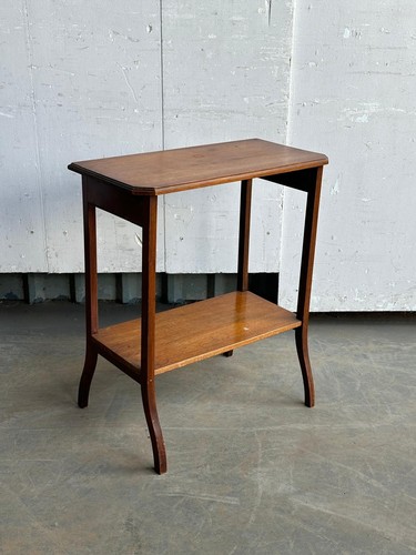 Edwardian walnut side - an, table