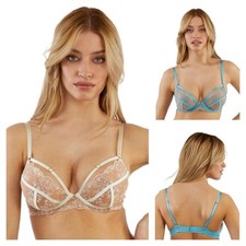 Playful Promises Cassia Sheer Bra PP3212 Sexy Lace Womens Bras Flirty Lingerie