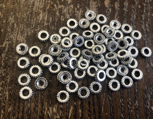 Vintage silver plated ribbed - plated,