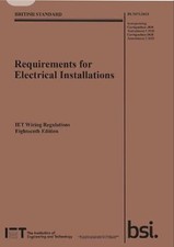 Requirements for Electrical Installations, IET Wiring Regulations, Eighteenth Ed