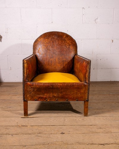 Antique leather art - antique, deco