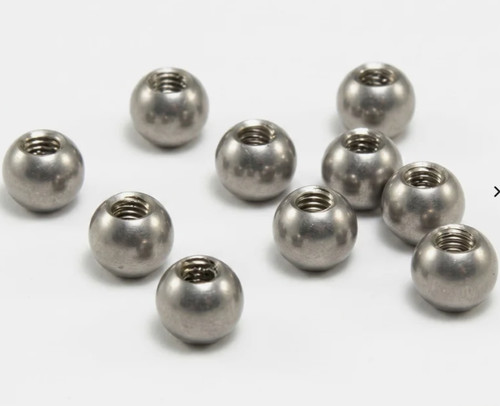 6mm stainless steel threaded - stainless,