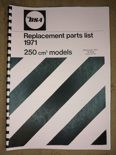 Bsa b25 b25ss b25t - bsa, oil